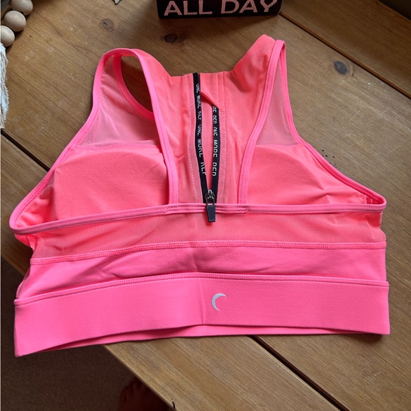 🩷EUC Zyia Active One More Rep Racerback Mesh High Neck Sports Bra - Sz Large - Picture 6 of 7